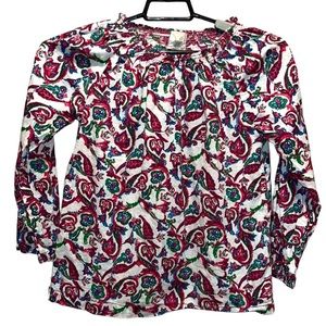 Peek Peasant Style Floral Top Blouse